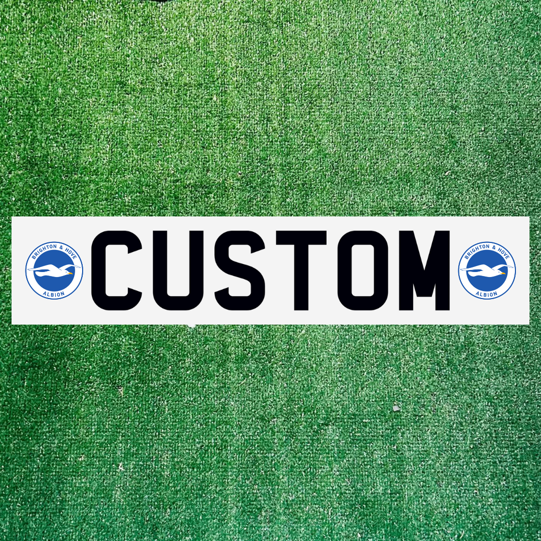 Custom Football Team Novelty Number Plate