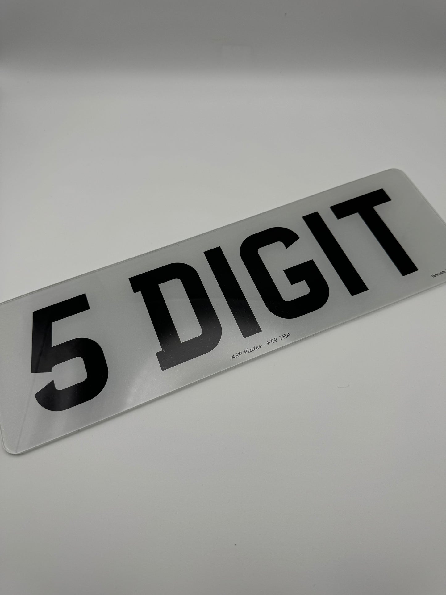 Short 5 Road Legal Replacement Number Plates