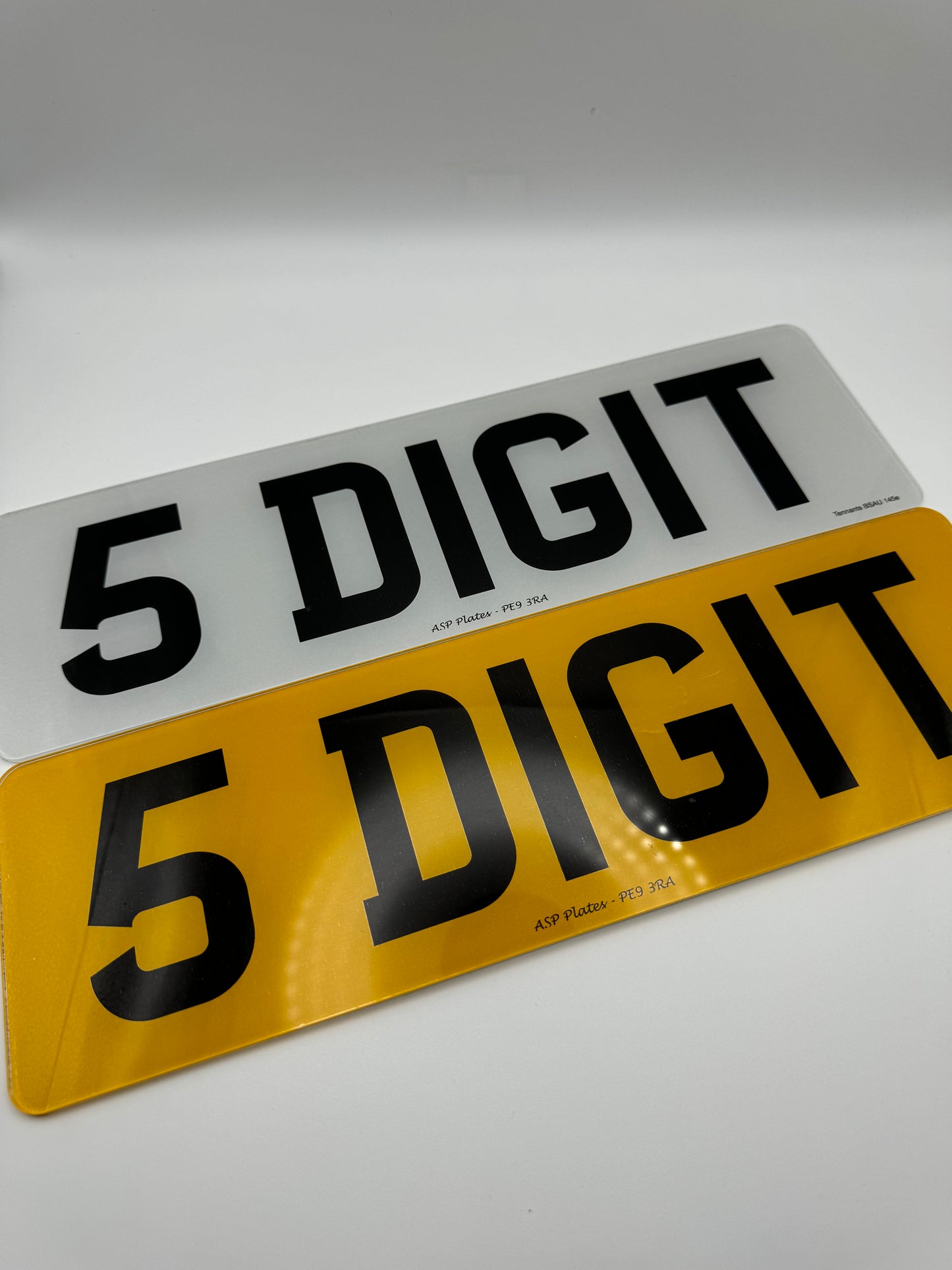 Short 5 Road Legal Replacement Number Plates