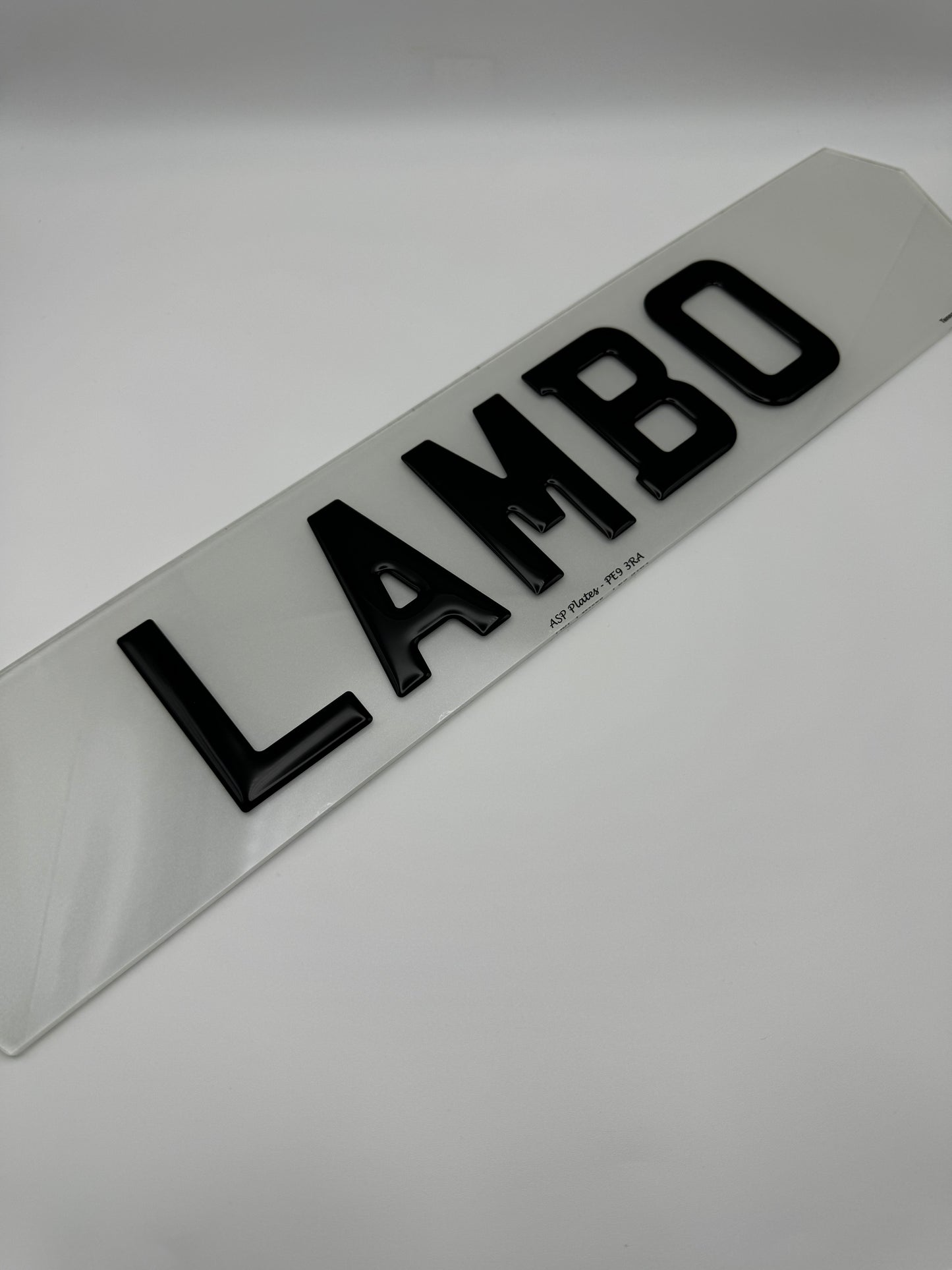 Diamond (Lamborghini Style) Road Legal Replacement Number Plates