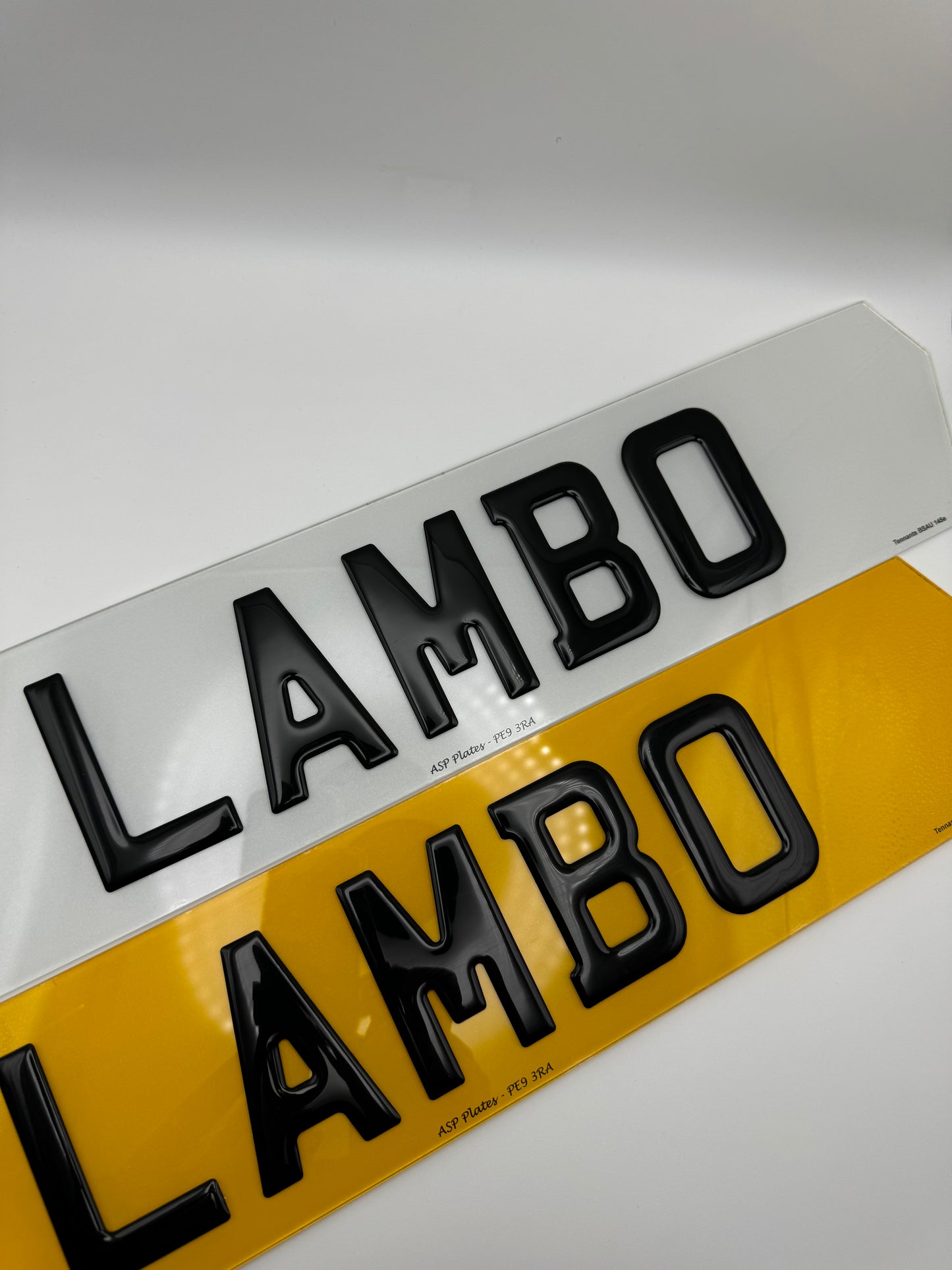 Diamond (Lamborghini Style) Road Legal Replacement Number Plates