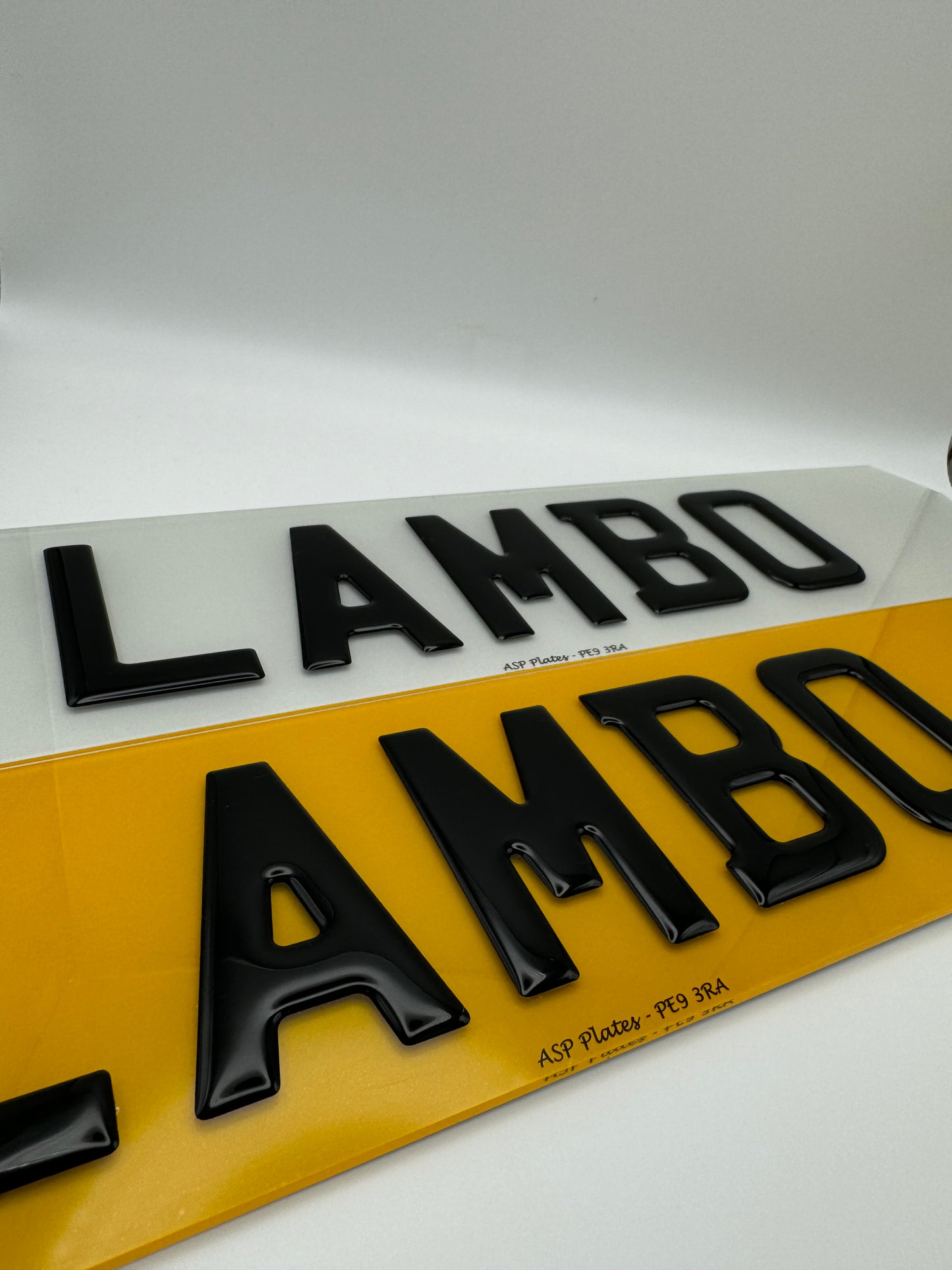 Diamond (Lamborghini Style) Road Legal Replacement Number Plates