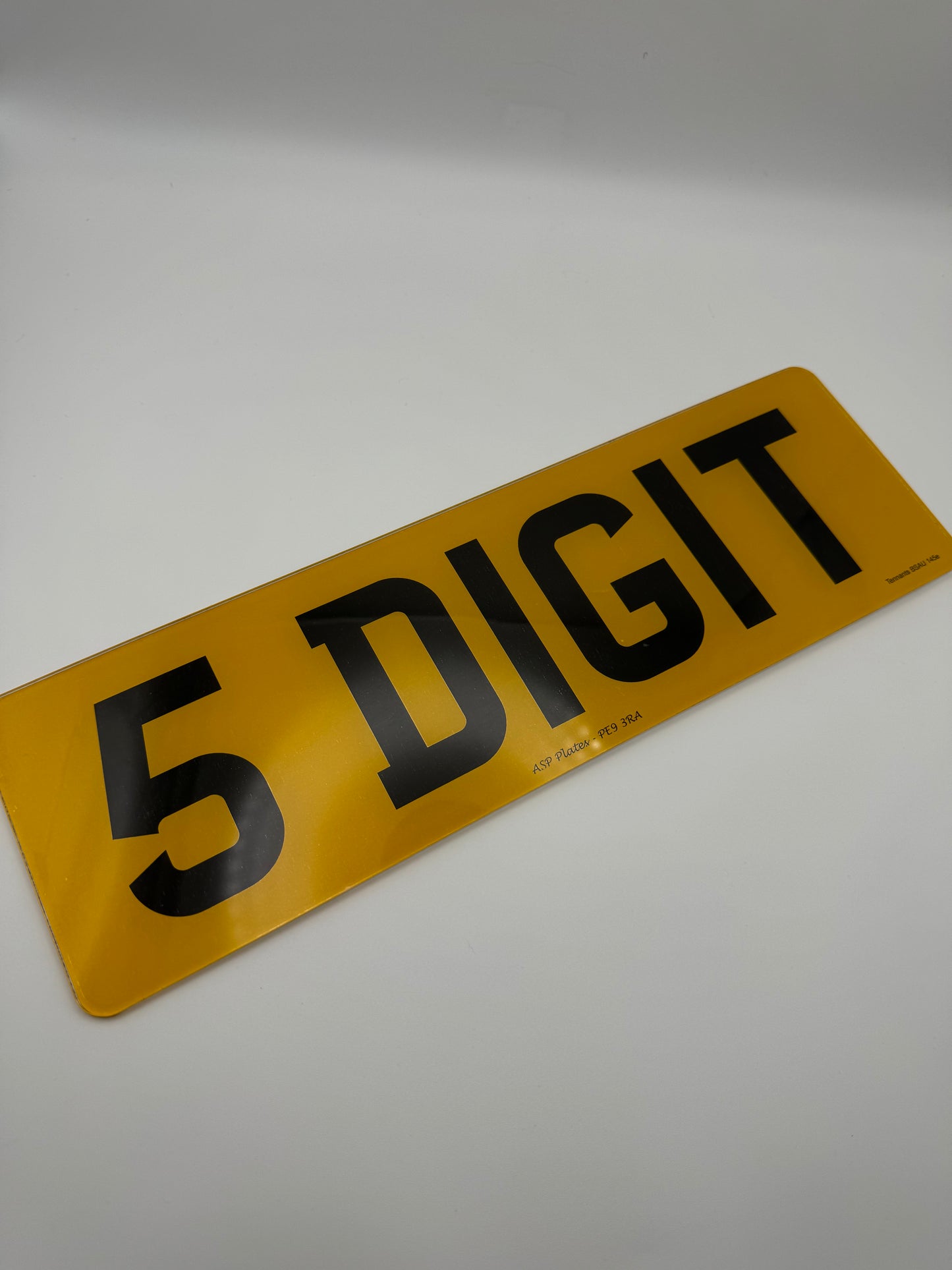 Short 5 Road Legal Replacement Number Plates