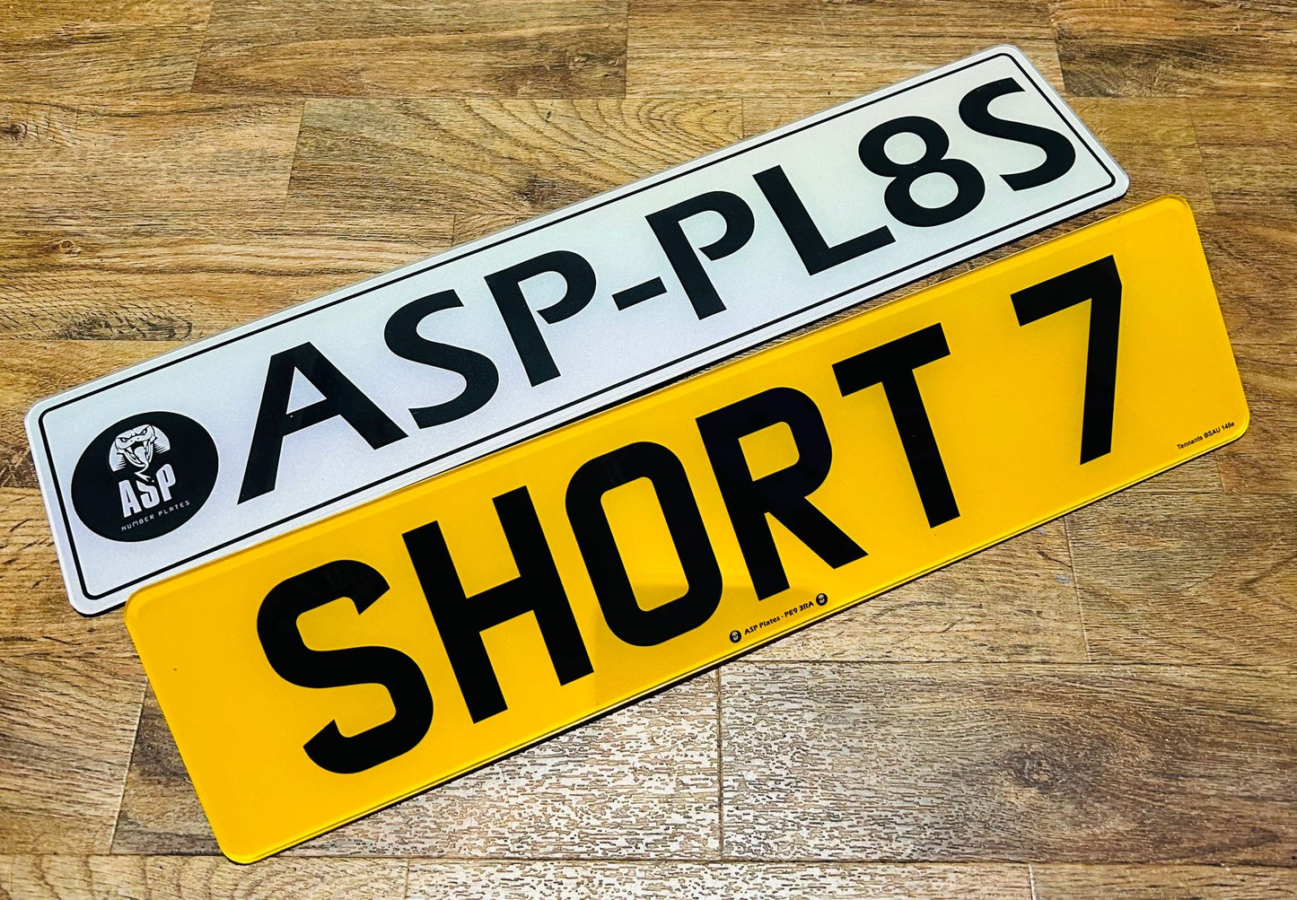 Short 7 Road Legal Replacement Number Plates